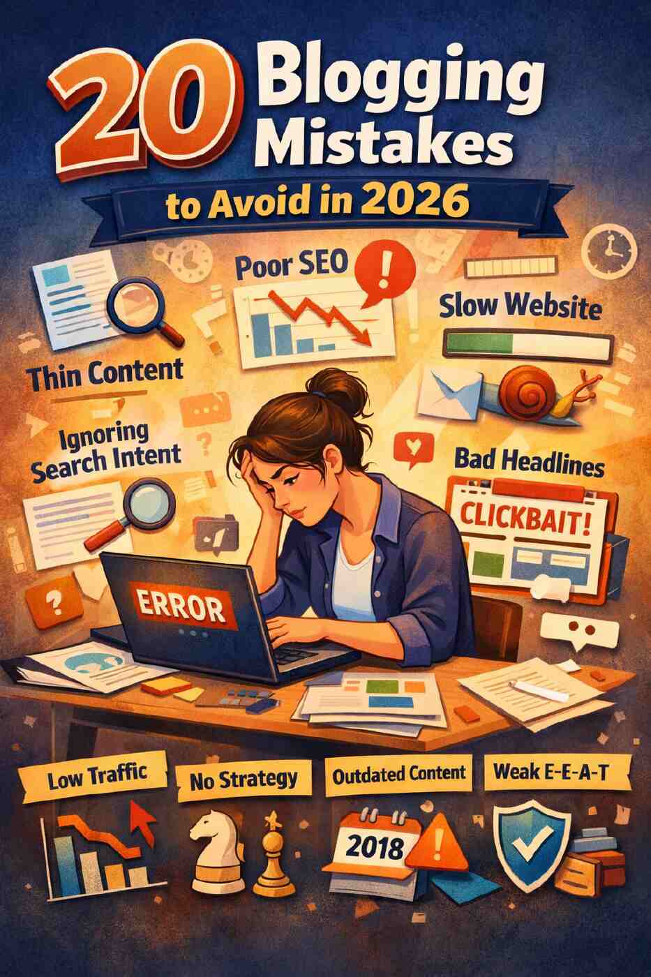 10 Blogging Mistakes to Avoid in 2026 (And How to Fix Them)